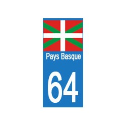 autocollant Pays Basque 64...